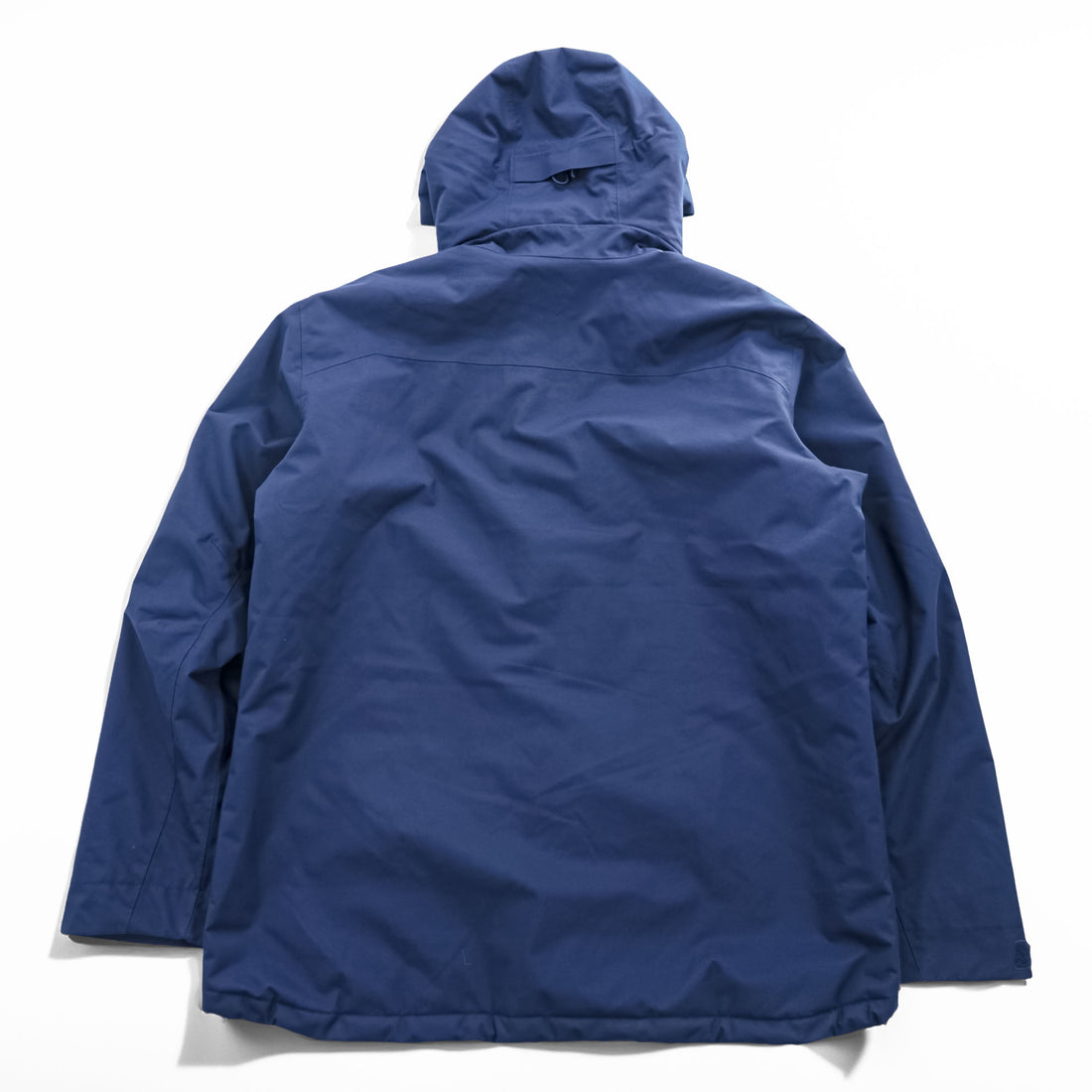 Mountain Hardwear Hooded Insulated Shell Jacket Navy Nylon Quilted Lining OM1575 Men’s XL/TG