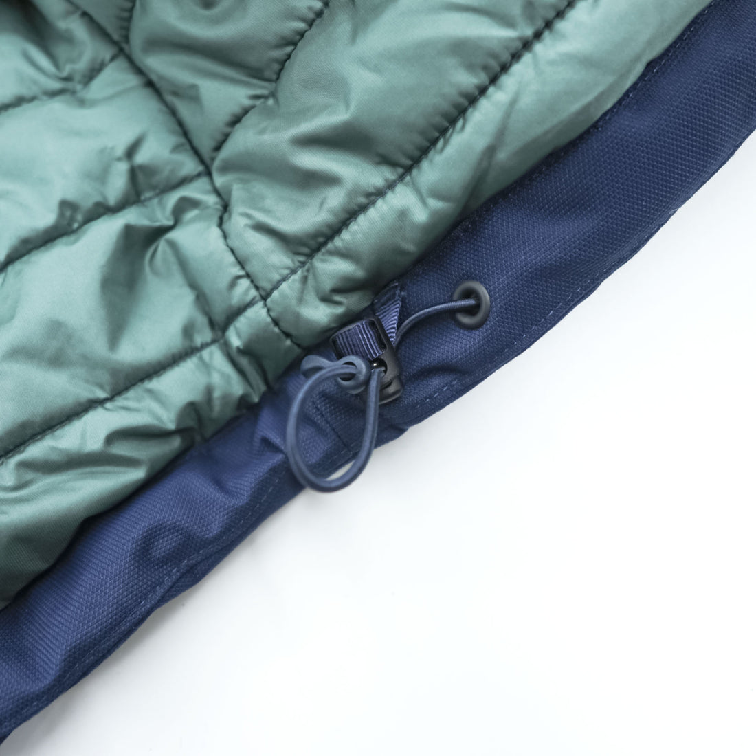 Mountain Hardwear Hooded Insulated Shell Jacket Navy Nylon Quilted Lining OM1575 Men’s XL/TG