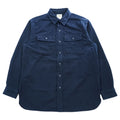 L.L.Bean シャモアクロス TRADITIONAL FIT 長袖 ワークシャツ L ネイビー コットン 187923