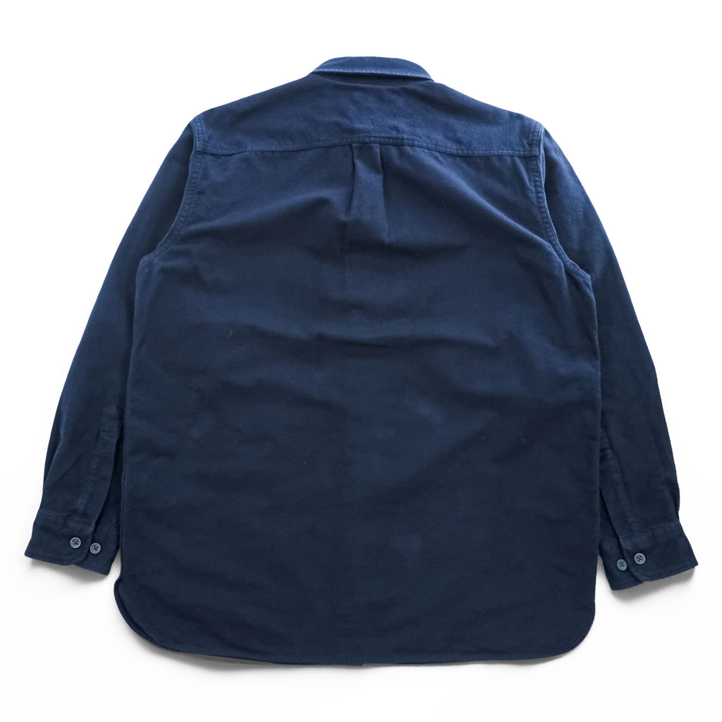 L.L.Bean シャモアクロス TRADITIONAL FIT 長袖 ワークシャツ L ネイビー コットン 187923