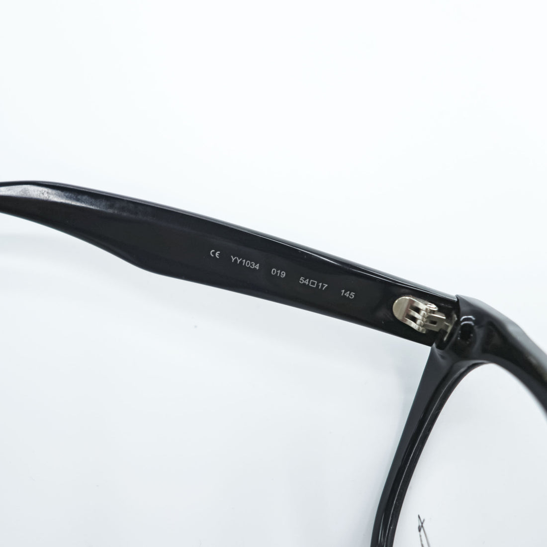 Yohji Yamamoto YY1034 019 Black Cat Eye Eyeglasses Frame 54-17-145