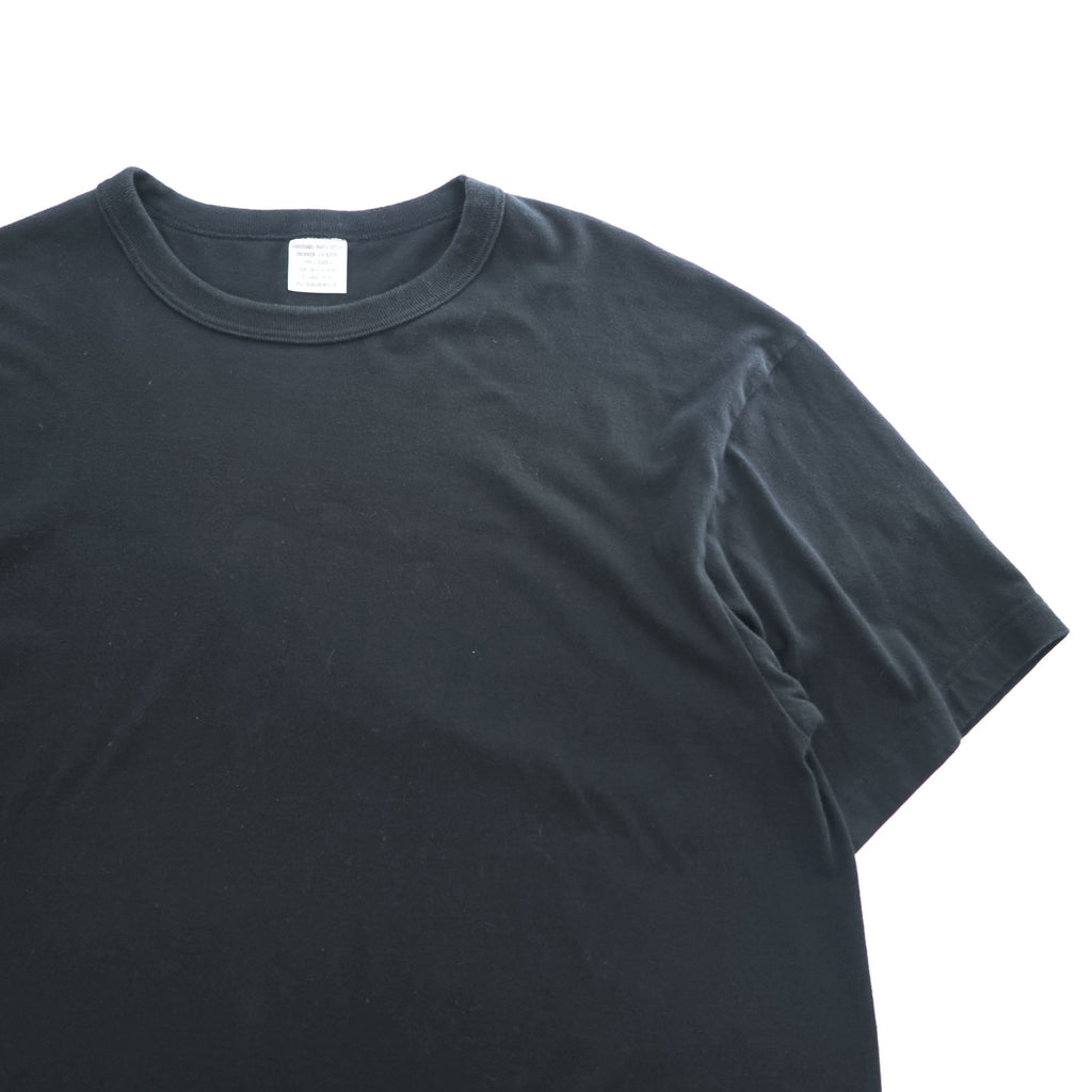 BUZZ RICKSON'S 日本製 クルーネック Tシャツ XXL ブラック TYPE1 CLASS1 ミリタリー ステンシル
