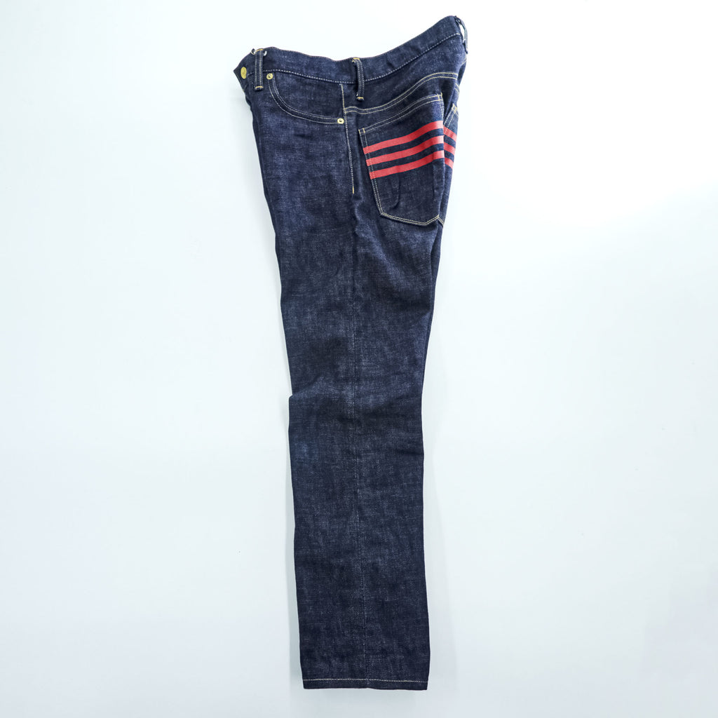 blackmeans Made in Japan Selvedge Denim Pants Jeans M Indigo Blue Denim Hiroshima Denim TAPERED VINTAGE INDIGO 945-70HDP03-1