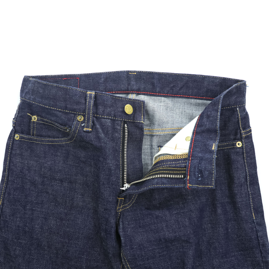 blackmeans Made in Japan Selvedge Denim Pants Jeans M Indigo Blue Denim Hiroshima Denim TAPERED VINTAGE INDIGO 945-70HDP03-1