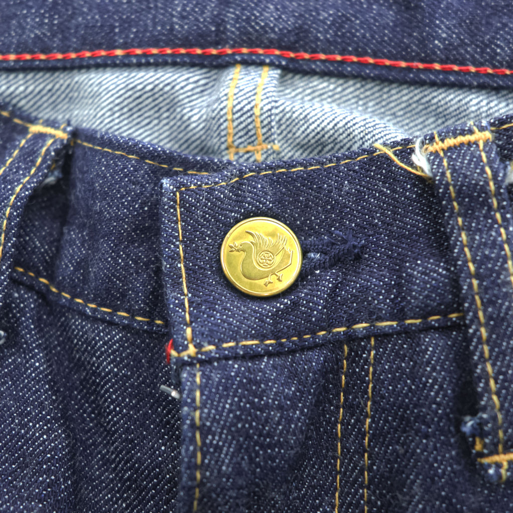 blackmeans Made in Japan Selvedge Denim Pants Jeans M Indigo Blue Denim Hiroshima Denim TAPERED VINTAGE INDIGO 945-70HDP03-1