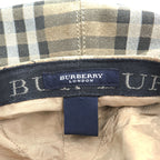 Burberry London Nova Check Newsboy Cap Baker Boy Flat Cap Beige Plaid Hat
