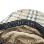 Burberry London Nova Check Newsboy Cap Baker Boy Flat Cap Beige Plaid Hat