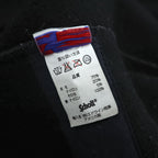 Schott NYC Hooded Duffle Coat Black Made in USA Wool Nylon Toggle Long Coat Size L