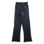 PLEATS PLEASE ISSEY MIYAKE 日本製 プリーツパンツ ストレート イージーパンツ FREE ブラック