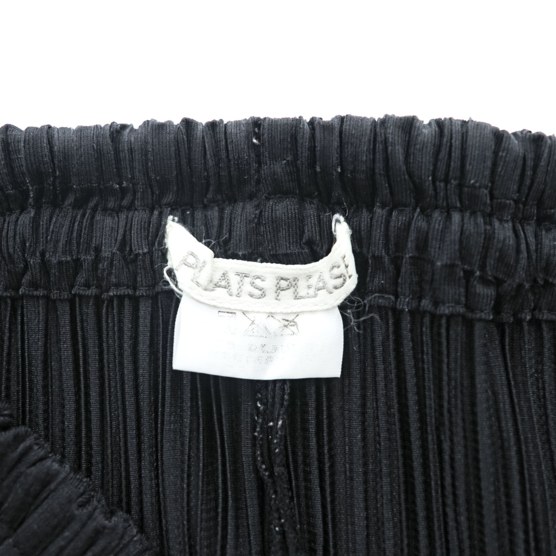 PLEATS PLEASE ISSEY MIYAKE 日本製 プリーツパンツ ストレート イージーパンツ FREE ブラック