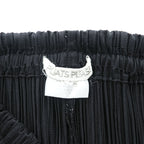 PLEATS PLEASE ISSEY MIYAKE 日本製 プリーツパンツ ストレート イージーパンツ FREE ブラック