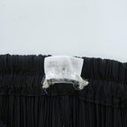 PLEATS PLEASE ISSEY MIYAKE 日本製 プリーツパンツ ストレート イージーパンツ FREE ブラック