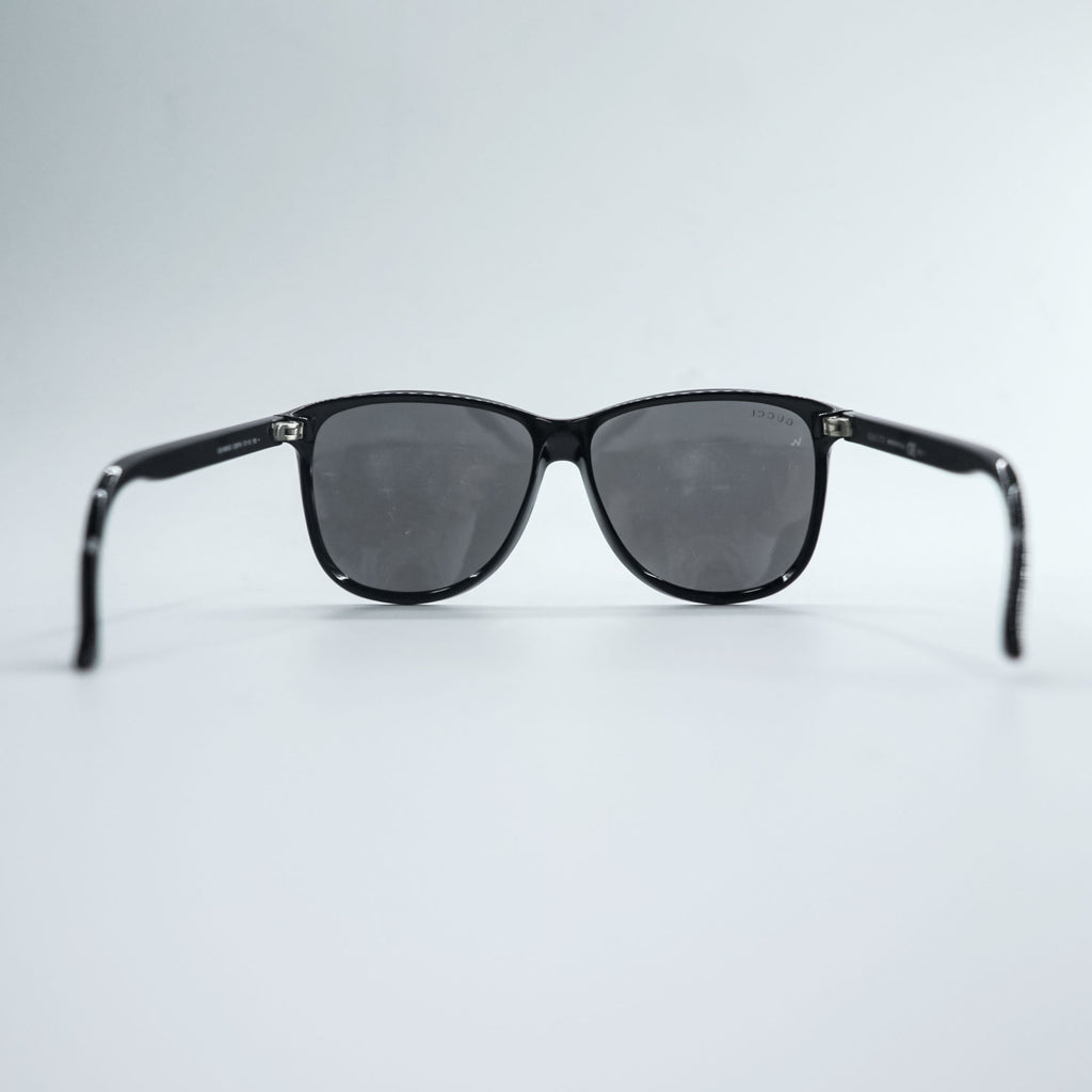 Gucci GG1636/S D28T4 Black Silver Mirror Sunglasses 57-13-135 Made in Italy