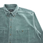 Eddie Bauer 00年代 ヴィンテージ 長袖 ボタンダウンシャツ XL コーデュロイ 胸ポケット ビッグサイズ