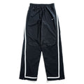 NIKE 2000s Vintage Track Pants, Jersey, Size L, Black, Wide Fit, Single Logo