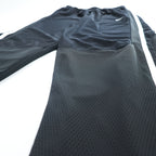 NIKE 2000s Vintage Track Pants, Jersey, Size L, Black, Wide Fit, Single Logo