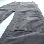 Carhartt B01 GVL Double Knee Double Front Work Pants Gravel Gray Made in USA 32x34 Original Fit