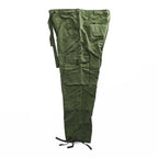 Polo by Ralph Lauren Olive Cargo Pants Drawstring Hem Lyocell Linen Military Trousers