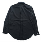 Ralph Lauren 90年代 ヴィンテージ 長袖 ボタンダウンシャツ M ブラック スモールポニー ロゴ 刺繍