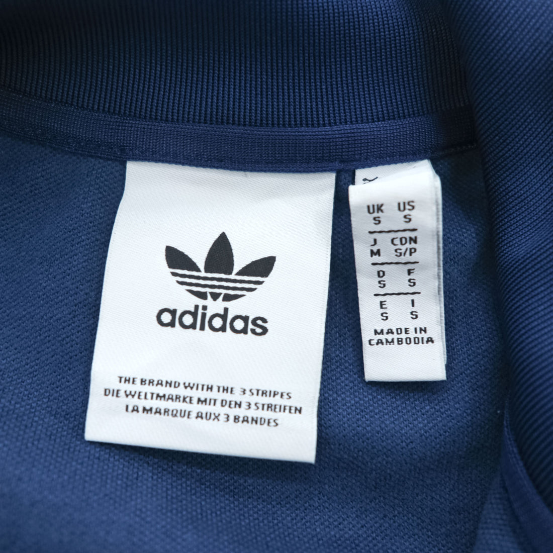 adidas originals ベッケンバウアー トラックジャケット ジャージ M ブルー スタンドカラー トレフォイル 3ストライプス DV1522