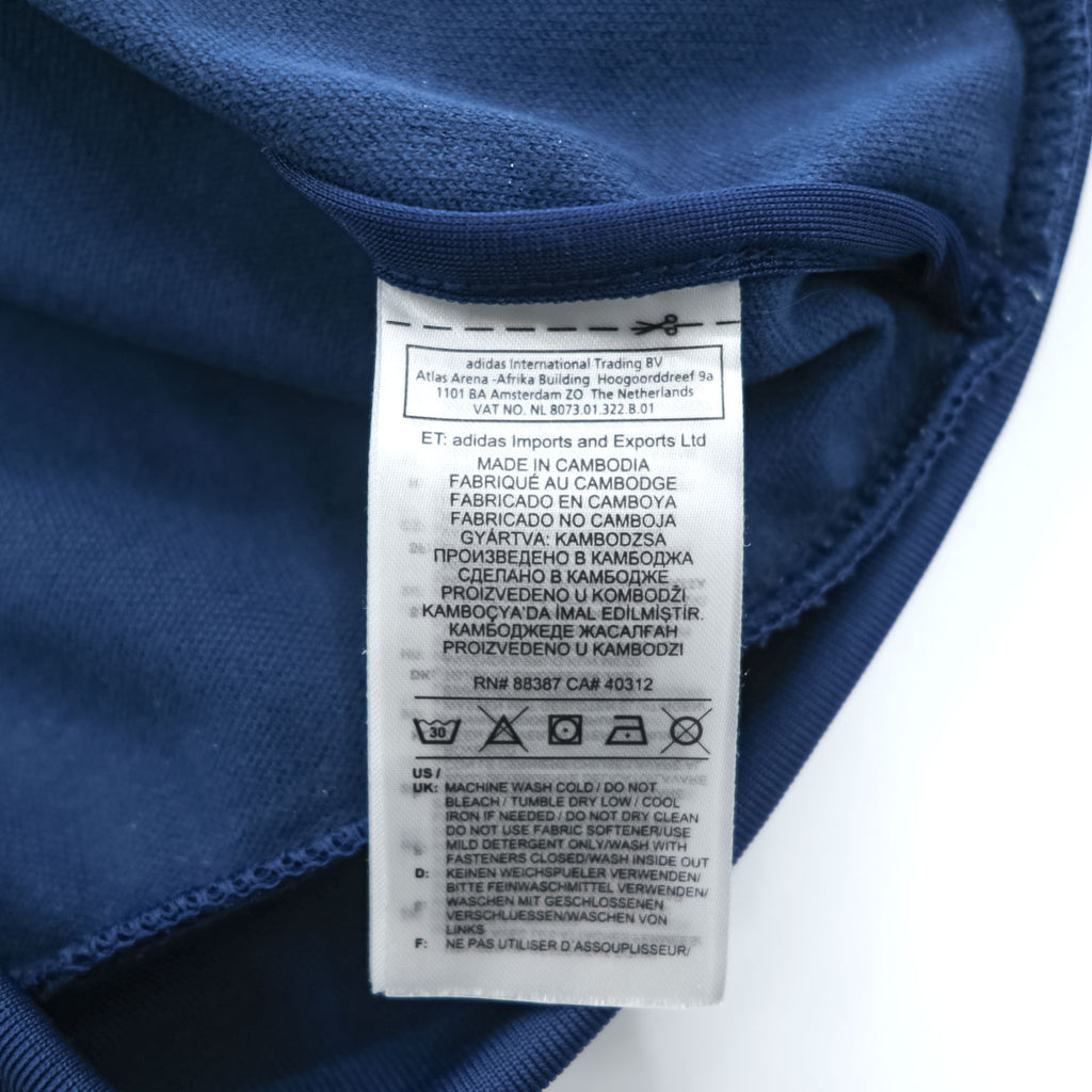 adidas originals ベッケンバウアー トラックジャケット ジャージ M ブルー スタンドカラー トレフォイル 3ストライプス DV1522