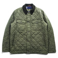 Barbour Maesbury Quilt Jacket Olive Green Corduroy Collar MQU1110 Men’s L