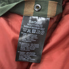 Barbour Maesbury Quilt Jacket Olive Green Corduroy Collar MQU1110 Men’s L