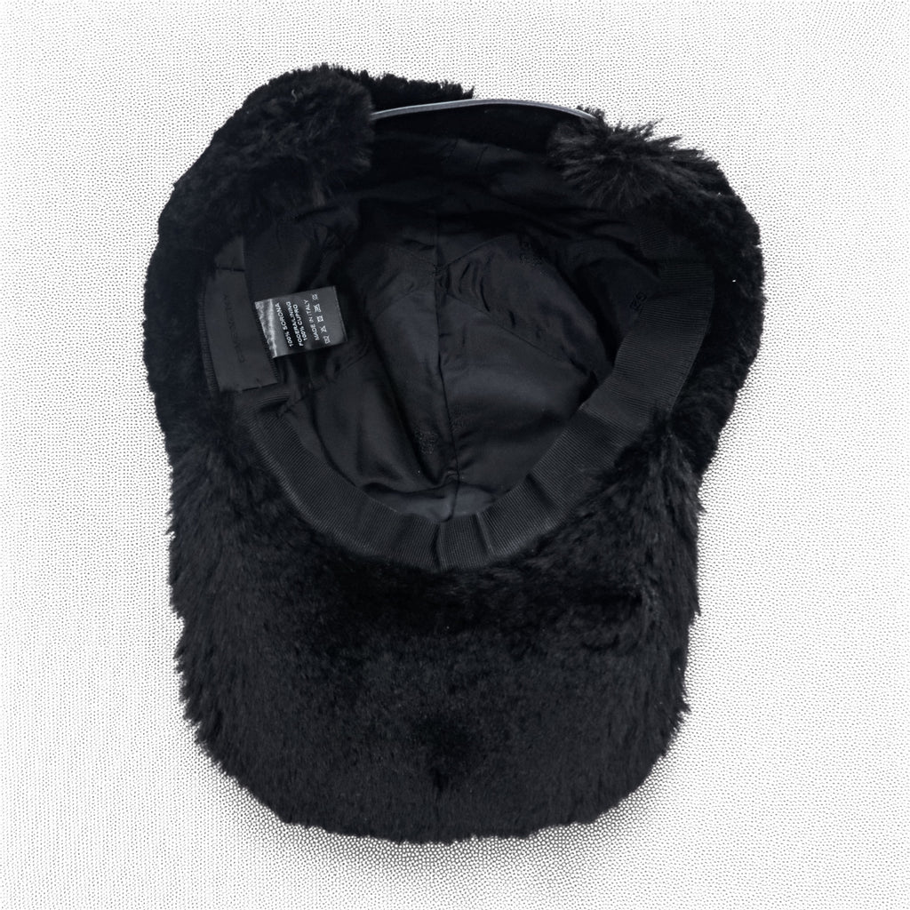 GIVENCHY イタリア製 フェイクファー キャップ FREE アジャスター 4Gバックル SORONA Fur Cap
