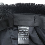 GIVENCHY イタリア製 フェイクファー キャップ FREE アジャスター 4Gバックル SORONA Fur Cap