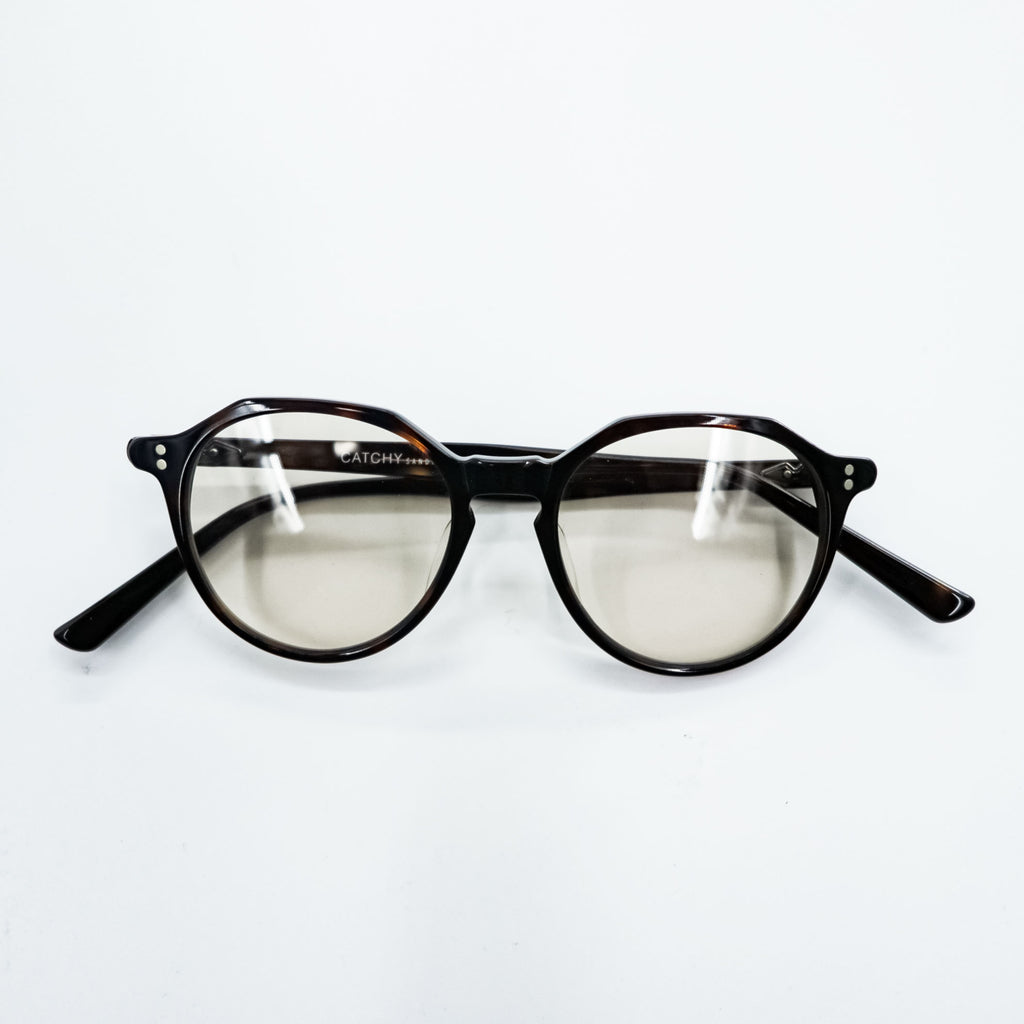Made in Japan Crown Panto Boston Sunglasses Eyeglasses Brown CATCHY SANDINISTA Kaneko Optical Special Order