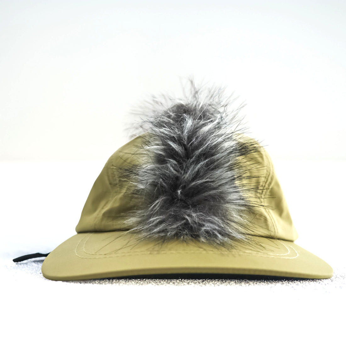 whowhat Japan Made Cap Gray, Beige Mohican Cap