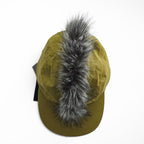 whowhat 日本製 モヒカンキャップ mohican cap カーキ FREE アジャスター ファー