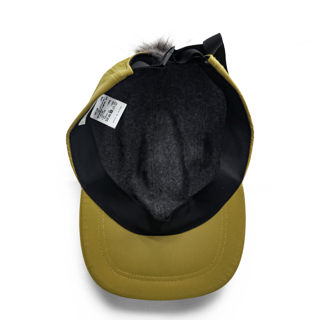 whowhat 日本製 モヒカンキャップ mohican cap カーキ FREE アジャスター ファー