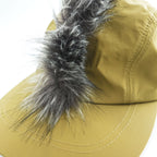 whowhat 日本製 モヒカンキャップ mohican cap カーキ FREE アジャスター ファー