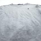 Polo Ralph Lauren 前V スウェット トレーナー M グレー スモールポニー ロゴ 刺繍 パイル裏地