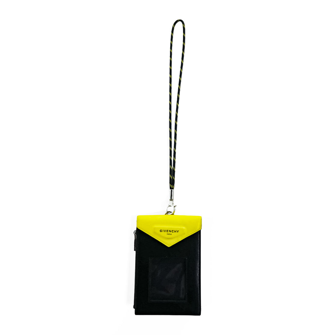 GIVENCHY イタリア製 NECK WINDOW POUCH ポーチ ネックストラップ 財布 イエロー MIMOSA BK6043K0RL 737