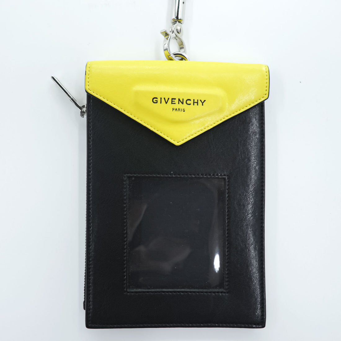 GIVENCHY イタリア製 NECK WINDOW POUCH ポーチ ネックストラップ 財布 イエロー MIMOSA BK6043K0RL 737