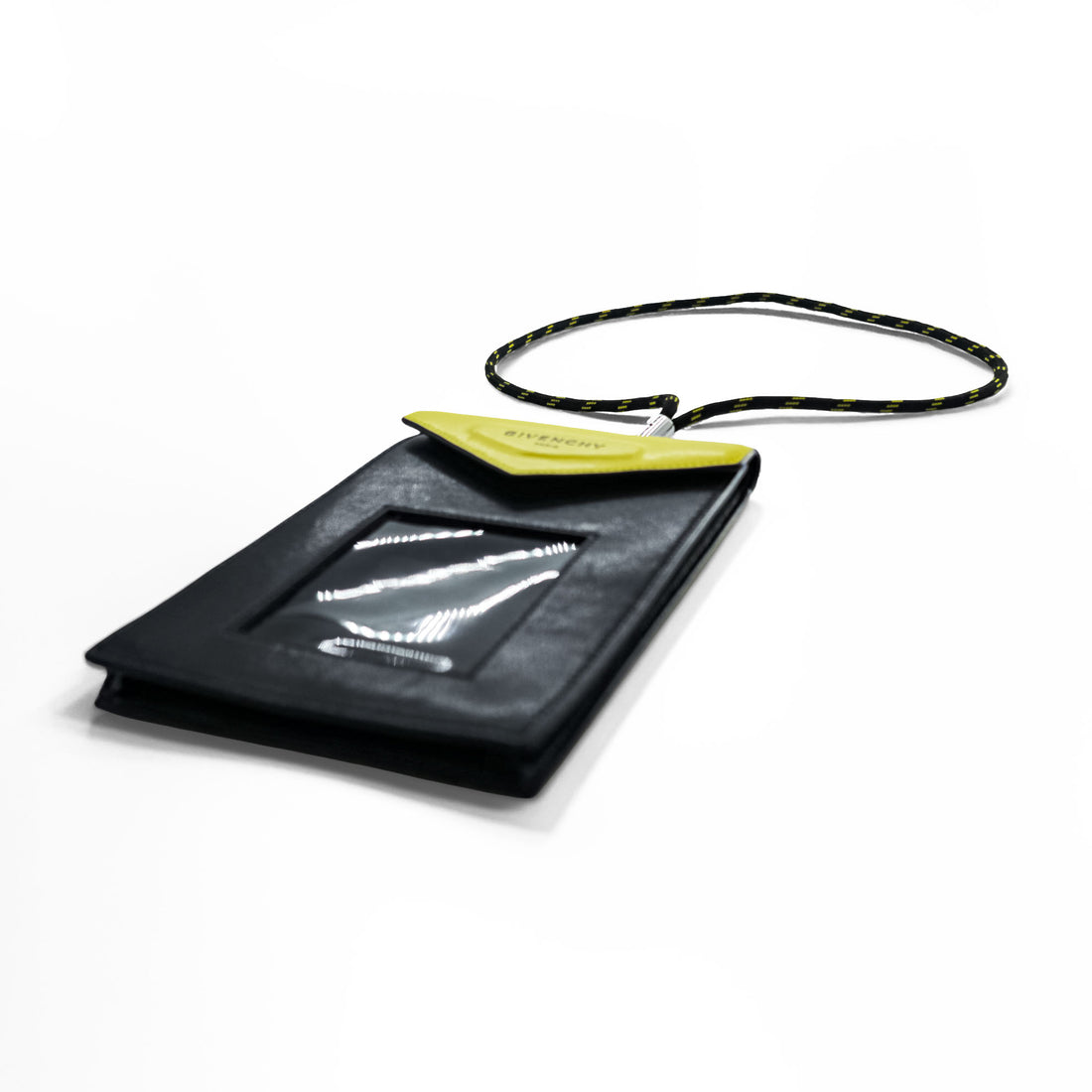 GIVENCHY イタリア製 NECK WINDOW POUCH ポーチ ネックストラップ 財布 イエロー MIMOSA BK6043K0RL 737
