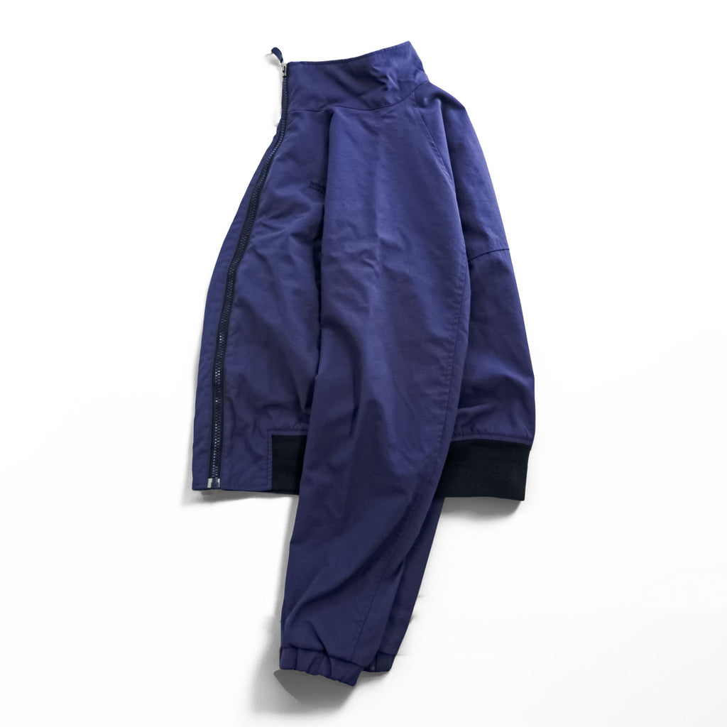 Woolrich ジップアップ ブルゾン スタンドカラー ボンバージャケット L ネイビー WP LAVORI IN CORSO社 イタリア企画
