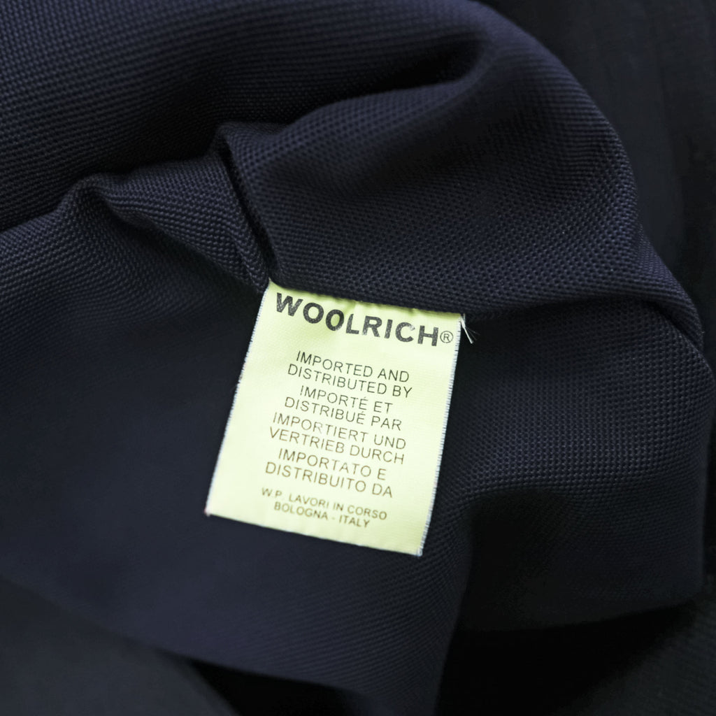 Woolrich ジップアップ ブルゾン スタンドカラー ボンバージャケット L ネイビー WP LAVORI IN CORSO社 イタリア企画