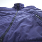 Woolrich ジップアップ ブルゾン スタンドカラー ボンバージャケット L ネイビー WP LAVORI IN CORSO社 イタリア企画