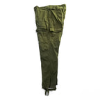 90s Vintage Zekon Michalovce Military Cargo Pants Olive M85 Style Field Trousers Stirrup Hem High Waist Size L