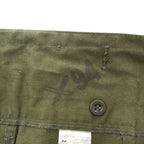 90s Vintage Zekon Michalovce Military Cargo Pants Olive M85 Style Field Trousers Stirrup Hem High Waist Size L