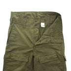 90s Vintage Zekon Michalovce Military Cargo Pants Olive M85 Style Field Trousers Stirrup Hem High Waist Size L