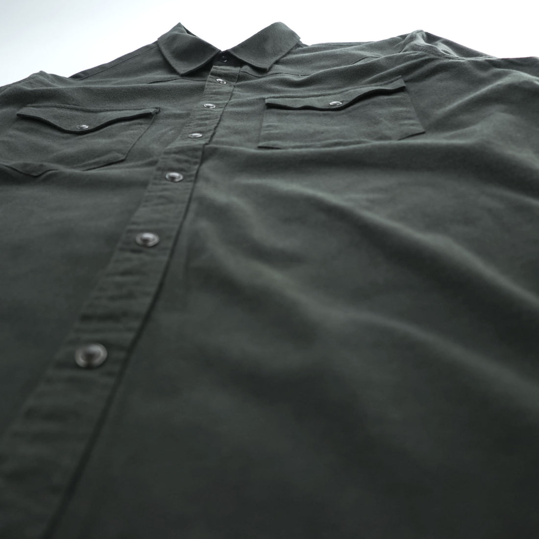 FILSON 長袖 ウエスタンシャツ XL カーキ WESTERN TRIM FIT スナップボタン 胸ポケット