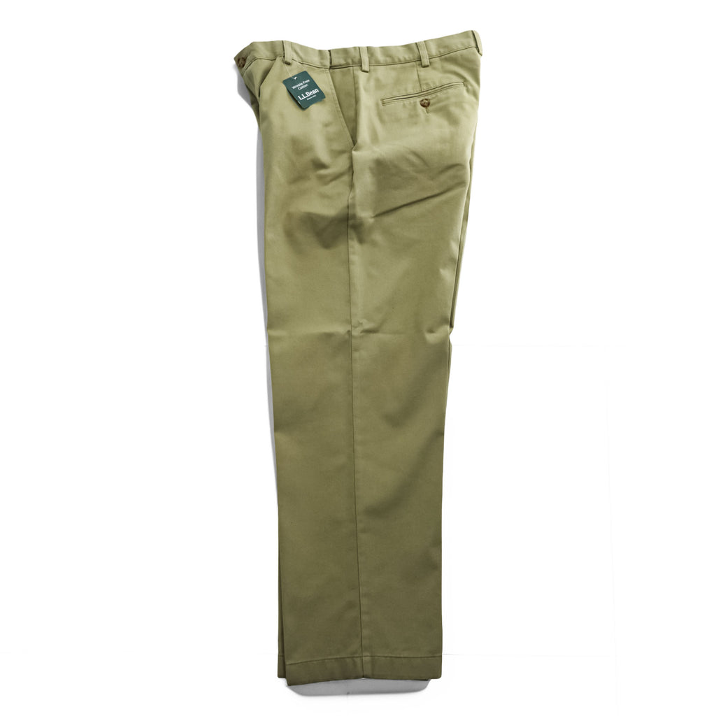 L.L.Bean チノパンツ 34 x 30 ベージュ COMFORT WAIST 未使用品 WRINKLE FREE 形態安定 245698