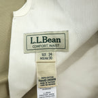 L.L.Bean チノパンツ 34 x 30 ベージュ COMFORT WAIST 未使用品 WRINKLE FREE 形態安定 245698
