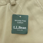 L.L.Bean チノパンツ 34 x 30 ベージュ COMFORT WAIST 未使用品 WRINKLE FREE 形態安定 245698