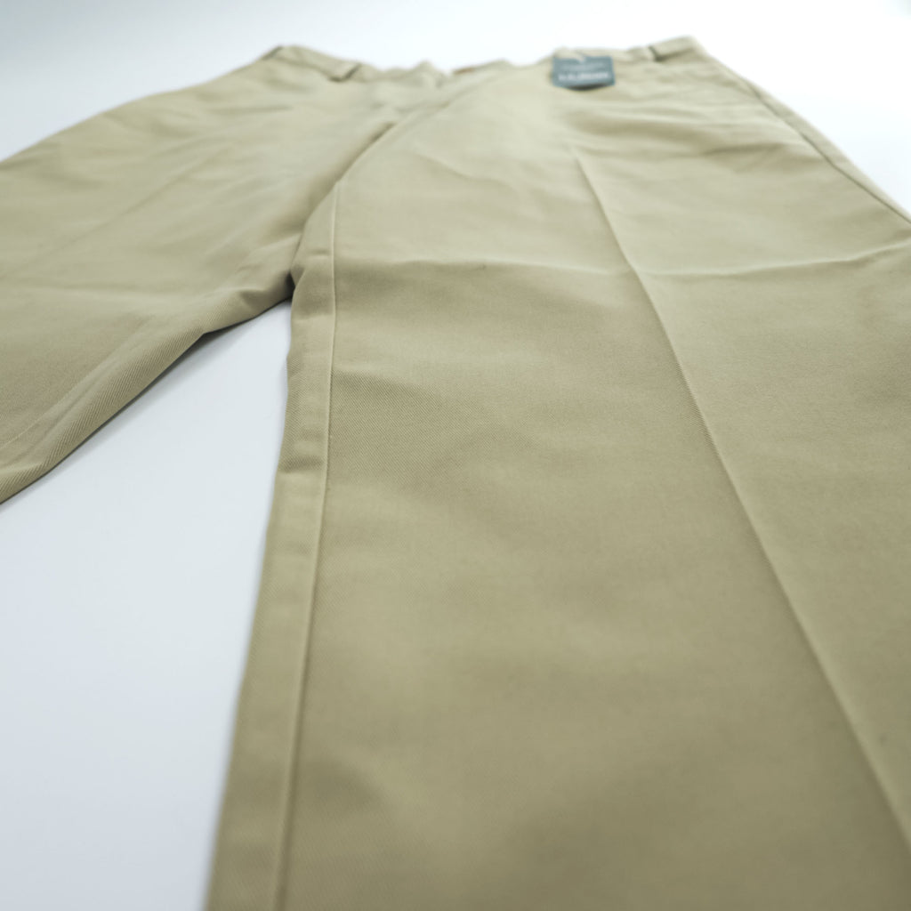L.L.Bean チノパンツ 34 x 30 ベージュ COMFORT WAIST 未使用品 WRINKLE FREE 形態安定 245698