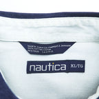 NAUTICA 90年代 ヴィンテージ 長袖 ボタンダウンシャツ XL ネイビー 胸ポケット ジャマイカ製
